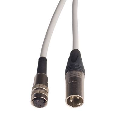 Karl's verBinder-Wire 2 m grey, "Kleintuchel" - XLR Mikrofonkabel von Karl's